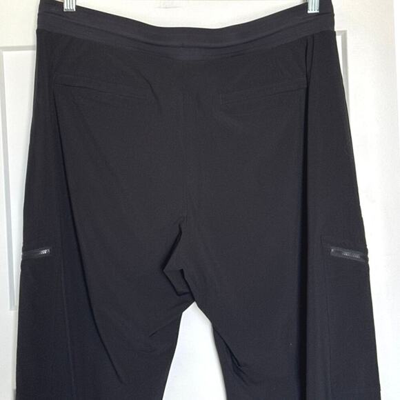 Athleta Women's Venture Pant in Black Athletic Casual Jogger Athleisure Size 14 - Picture 5 of 8